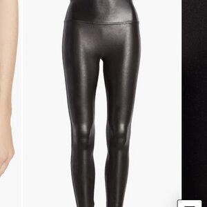 Black Faux Leather Leggings